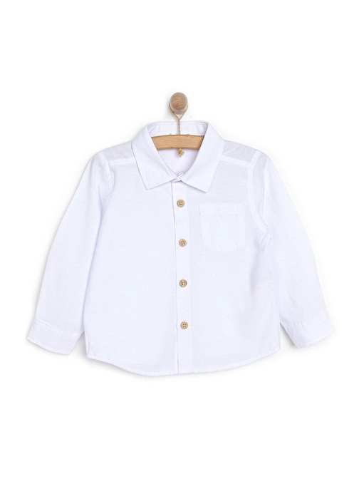 HelloBaby Basic Uzun Kollu Oxford Gömlek Erkek Bebek