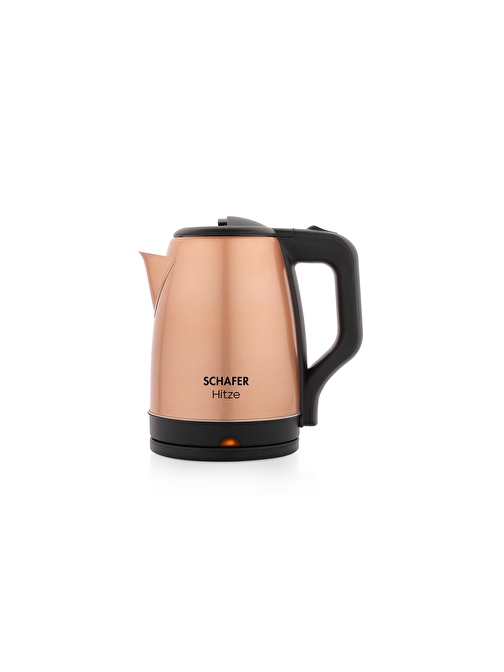 Schafer Hitze Paslanmaz Çelik Su Isıtıcı (Kettle)-Rosegold