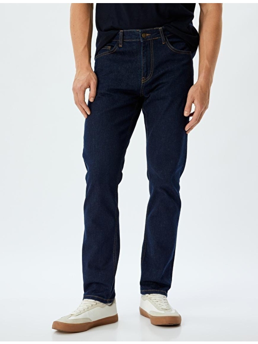 Koton Erkek Jean Pantolon 5WAM40112ID KOYU İNDİGO