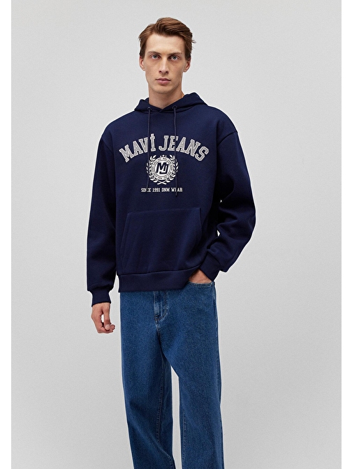 Mavi - Mavi Jeans Baskılı Lacivert Sweatshirt 0S10201-84371