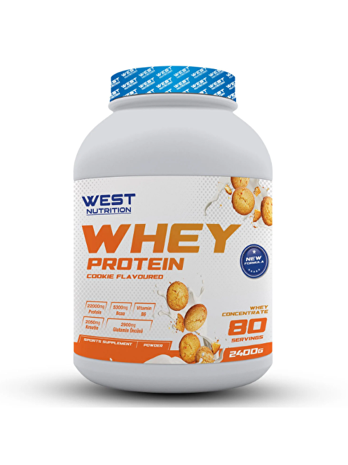 Whey Whey Protein 2400 gr 80 Servis - Kurabiye