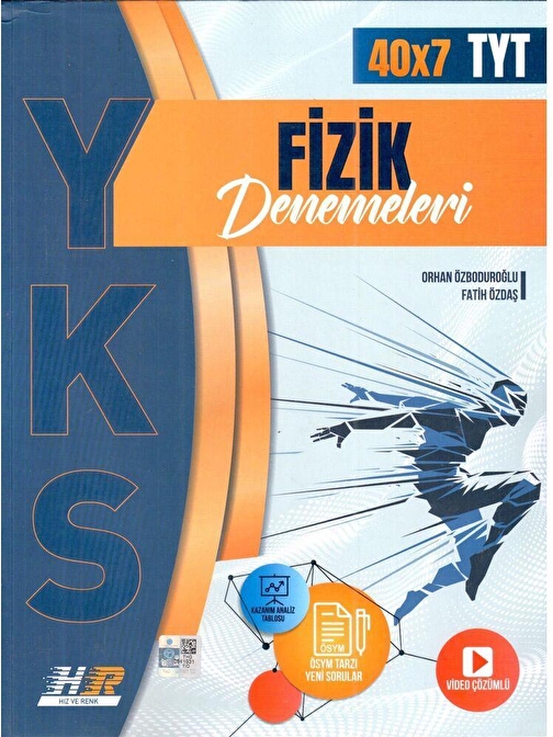 TYT Fizik 40x7 Denemeleri Hız ve Renk Yayınları