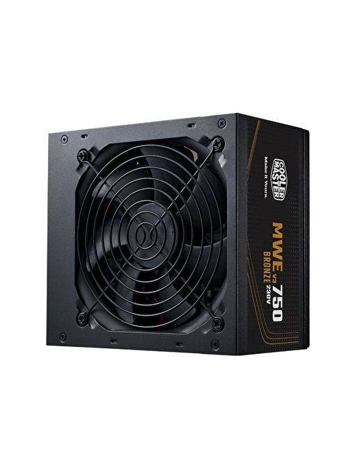 Cooler Master MWE V3 750W 80+ Bronze ATX 3.1 120mm Fanlı PSU