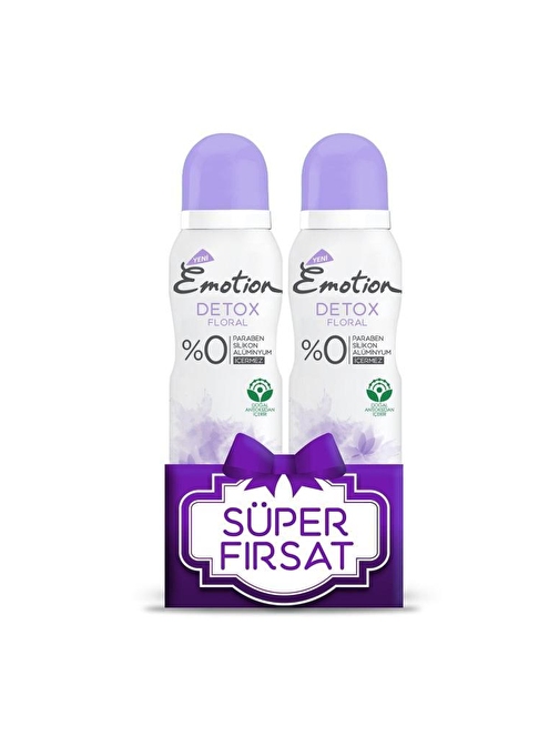 Emotion Detox Floral Deodorant 2x150ml