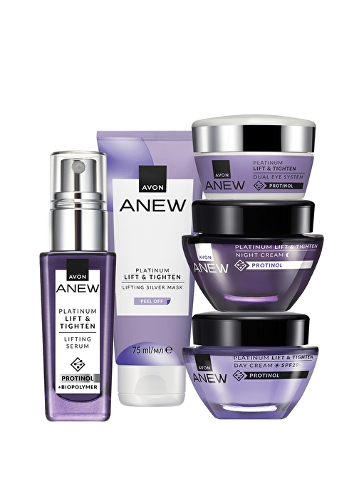 Anew Platinum Lift & Tighten Beş Parça Yüz Bakım Paketi