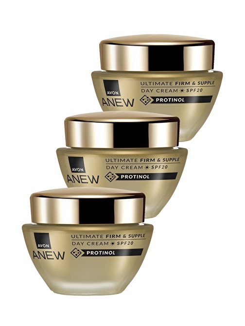 Anew Ultimate Firm & Supple Gündüz Kremi SPF20 50 Ml. Üçlü Set