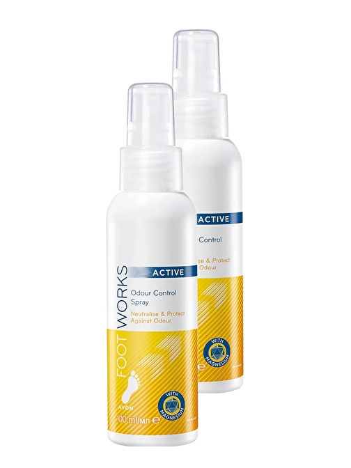 Foot Works Active Ayak Koku Kontrol Spreyi 100 Ml. İkili Set