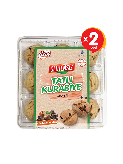 İstanbul Halk Ekmek Glütensiz Tatlı Kurabiye 180 G (2 Adet)