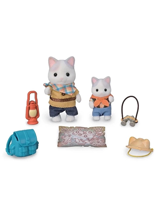 Adore Sylvanian Families Heyecanlı Keşif Seti Latte Kedi Abi ve Bebek 5763