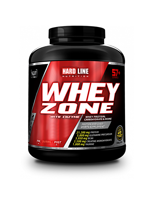 Hardline Whey Zone 2300 Gr- Sarı Meyve Aromalı