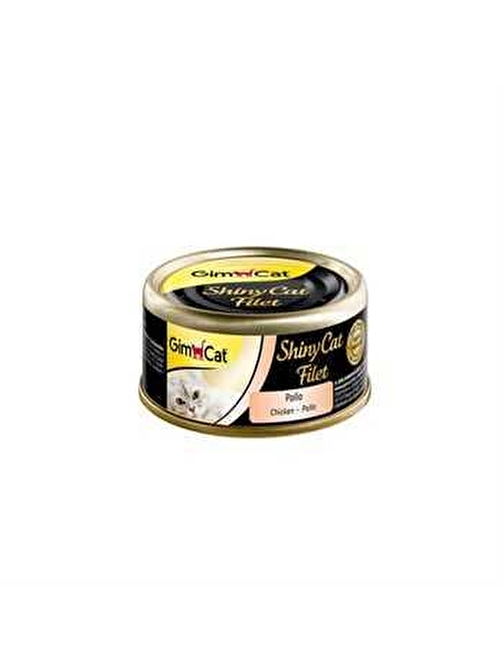 Gimcat Shinycat Kıyılmış Fileto Tavuklu Yetişkin Kedi Konservesi 70 Gr - Petshopundan