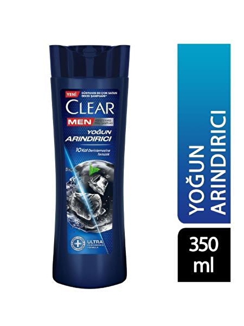 Clear Men Yoğun Arındırıcı Kepeğe Karşı Şampuan 350 ml