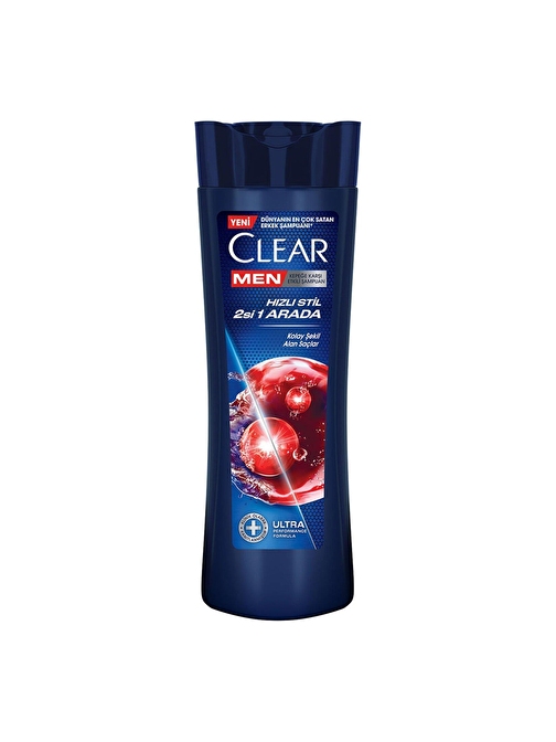 Clear Men Hızlı Stil 2'si 1 Arada Şampuan 350 ml