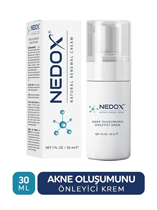 NEDOX Akne Önleyici Siyah Nokta Ve Sivilce Karşıtı Krem 30 ml