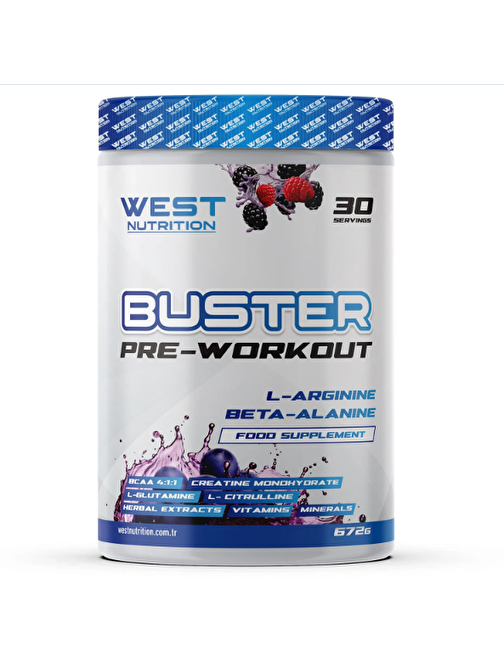 West Buster Preworkout 30 Servis 672 gram Orman Meyveli