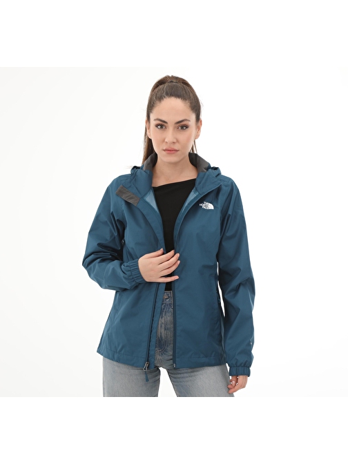 F00A8BA1NO1-R The North Face W Quest Jacket - Eu Kadın Yağmurluk-R&amp;uuml;zgarlık Mavi