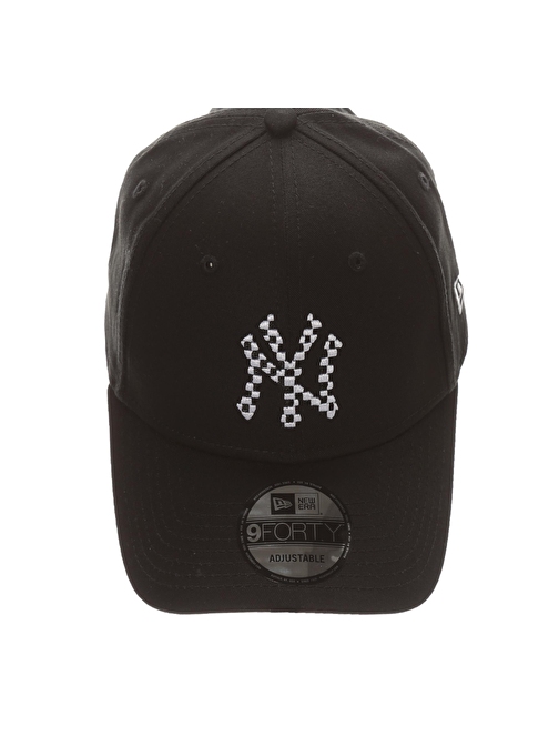 60503428-R New Era Seasonal Infıll 9Forty Neyyan  Blkwhı Şapka Siyah