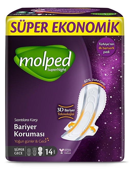 Molped Super Night Süper Ekonomik Süper Gece 14 Lü