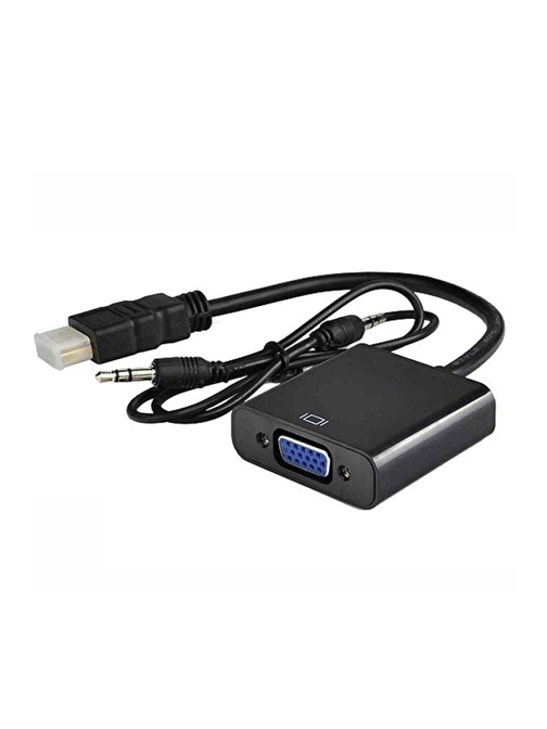 Pmr Hdmi To Vga Adaptör (25cm) + Aux Kablo (50cm)