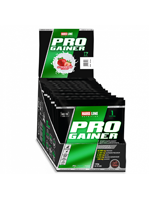 Hardline Progainer 1700 GR (100GR*17ADET) Çilek