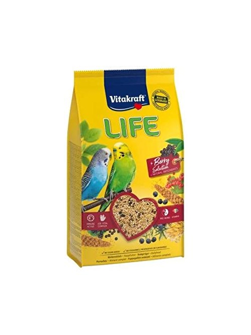 Vitakraft Life Muhabbet Kuşu Yemi 800 Gr