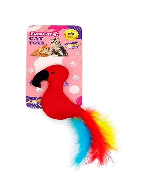 EuroCat Toys Peluş Papağan Kedi Oyuncağı