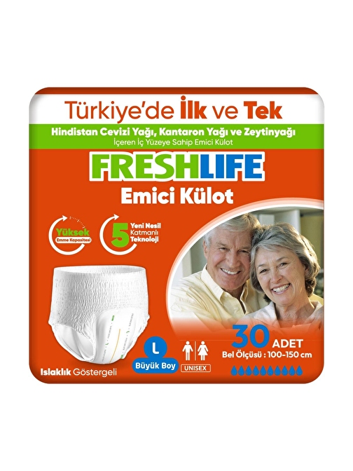 Freshlife Large Emici Külot 30 Adet