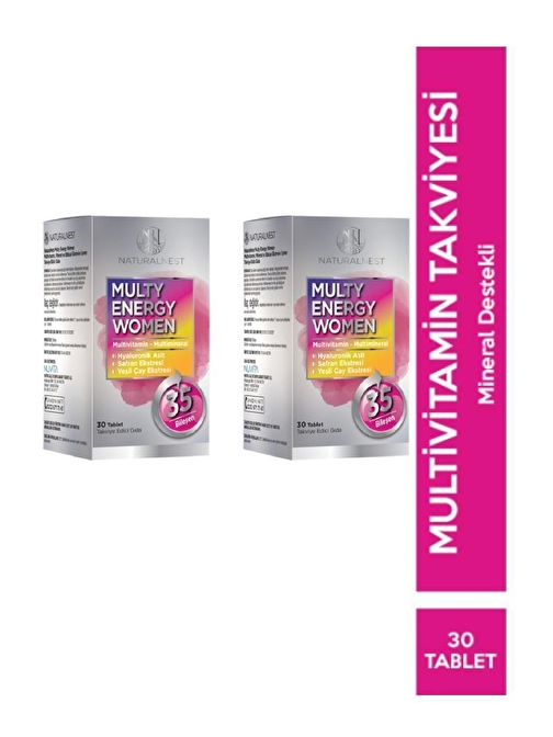 NATURALNEST Multivitamin Women 30 Tablet ALANA 2.Sİ %50 İNDİRİMLİ