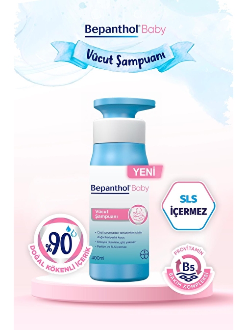 Bepanthol Baby Pişik Merhemi 30 gr + Vücut Şampuanı 400ml + Bebek Uyku Arkadaşı