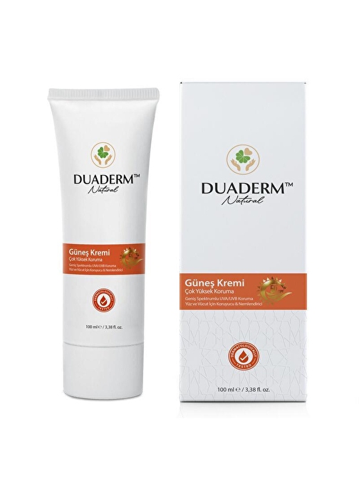 DUADERM YÜZ VE VÜCUT GÜNEŞ KREMİ 50 SPF 100 ML