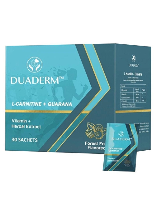 DUADERM L-KARNİTİN + GUARANA 30 SACHETS