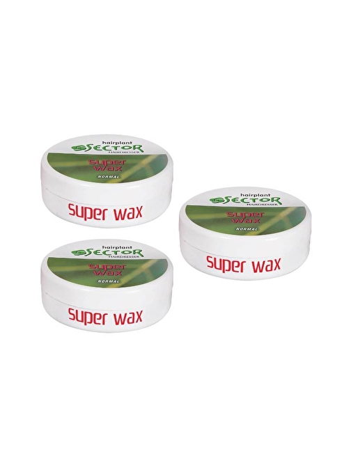 Sector Hairmate Superwax Normal Yeşil Wax 150 Ml 3 Adet