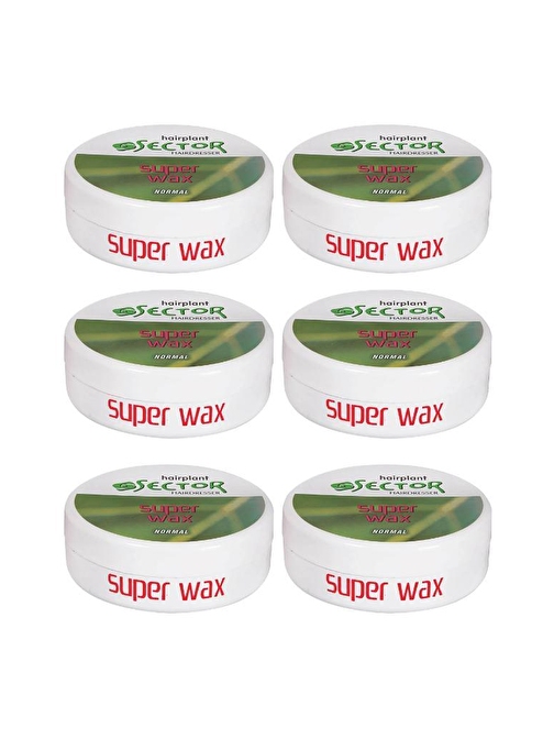 Sector Hairmate Superwax Normal Yeşil Wax 150 Ml 6 Adet