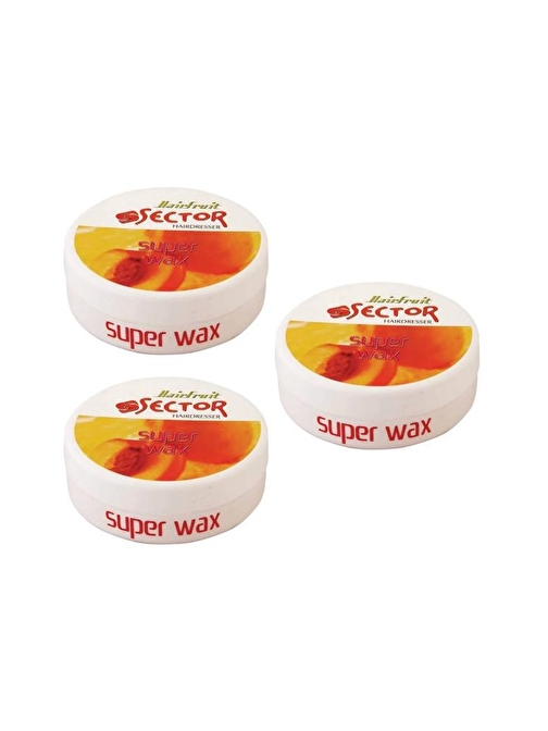 Sector Hairmate Superwax Strong Güçlü Turuncu Wax 150 Ml 3 Adet