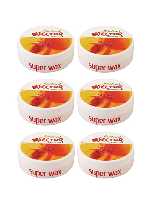 Sector Hairmate Superwax Strong Güçlü Turuncu Wax 150 Ml 6 Adet