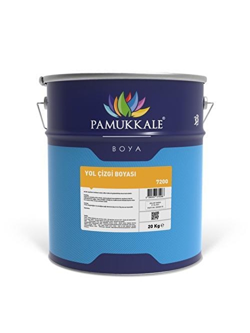 Pamukkale Yol Çizgi Boyası Solvent Bazlı 20 Kg Ral 5015 Mavi