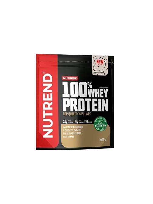 NUTREND %100  WHEY PROTEIN 1000GR - COOKIES & CREAM