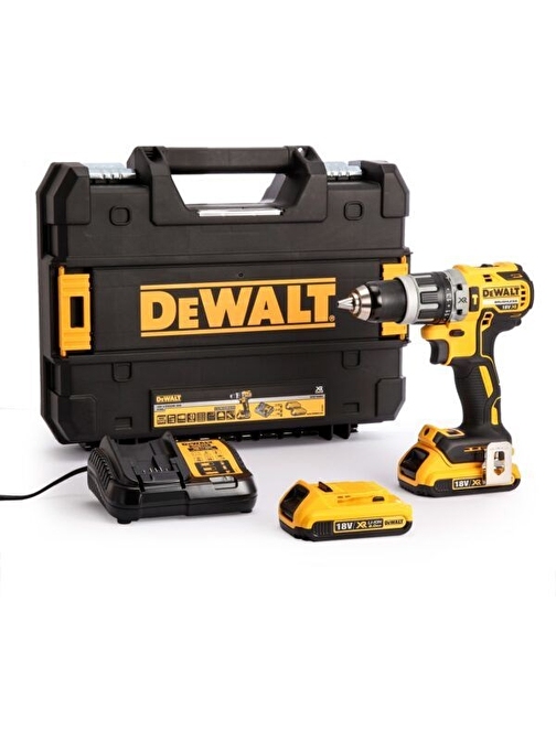 Dewalt DCD796 18 Volt Sarı Çift Akülü Matkap Seti