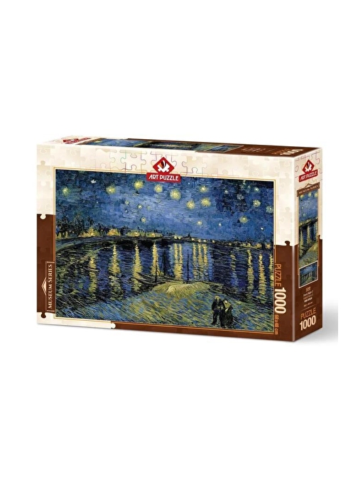 Art Puzzle Yıldızlı Gece 2, Vincent Van Gogh - 1000 Parça 5249