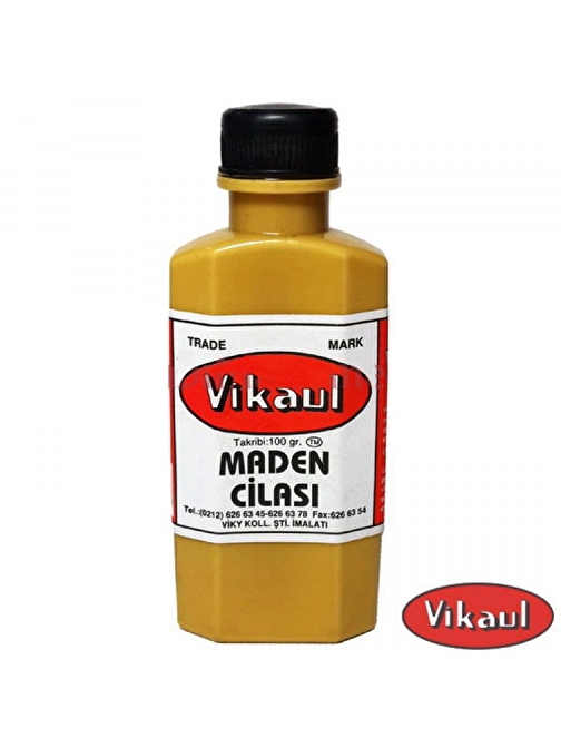 Vikaul Metal Parlatıcı - Maden Cilası, Kavil 100 gr