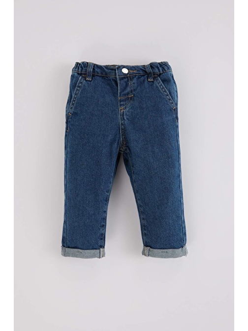 Erkek Bebek Regular Fit Duble Paça Jean Pantolon D2534A524WN