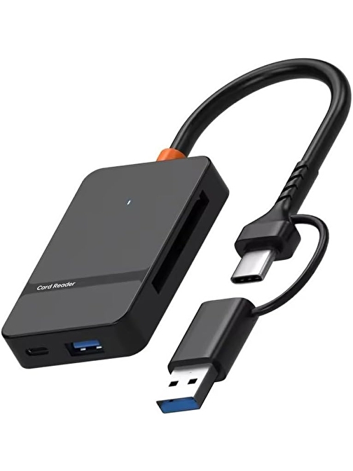 Coverzone Çoklayıcı Adaptör 7 in 1 USB/Type-c To USB A, USB C Macbook uyumlu Çevirici Adaptör Çok Portlu Çoklayıcı 7 in 1 USB HUB Tip C (ADS-316)