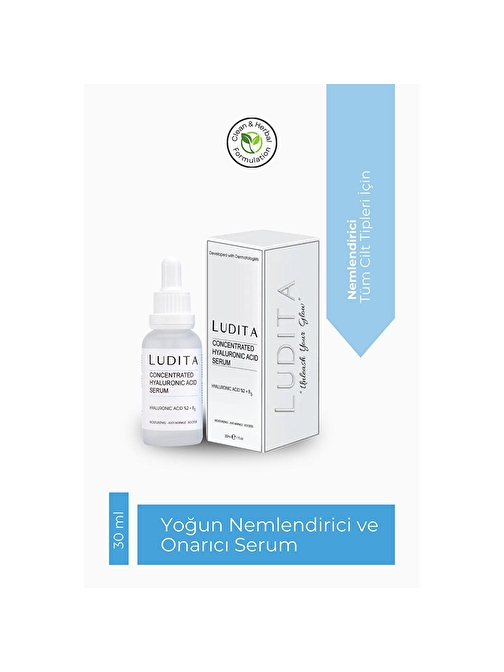 Ludita Yoğun Nemlendirici Ve Onarıcı Serum ( Hyaluronic Acid + B5 )