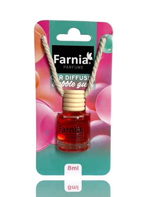 Farnia Yüksek Esanslı Askılı Araç Kokusu EDP Parfüm Tatlı Sakız 8 Ml