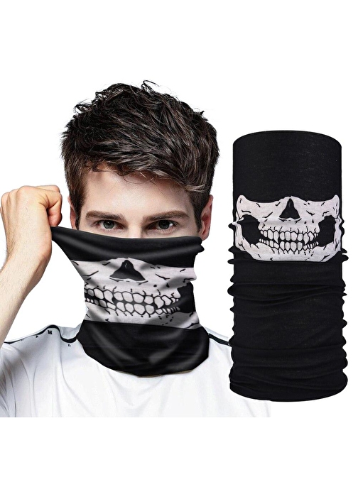 Himarry Motorcu Boyunluk Baf Buff Bandana 25x48 cm Model 7