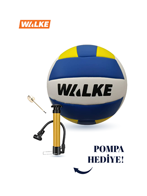 Walke Premium Dikişli Voleybol Topu Pompa Hediyeli