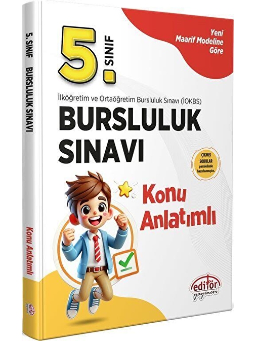 5. Sınıf Bursluluk Sınavı Konu Anlatımlı Editör Yayınları