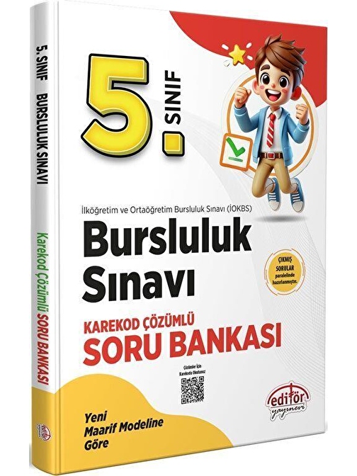 5. Sınıf Bursluluk Sınavı Güncel Soru Bankası Editör Yayınları