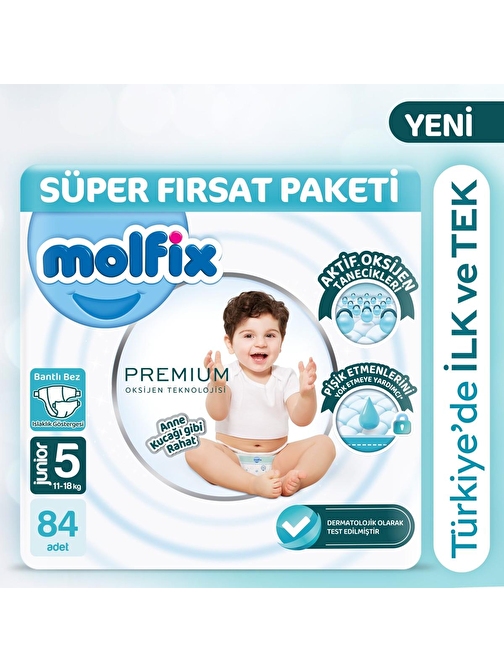 Molfix Premium Süper Fırsat Paketi 5 Beden 84 Adet