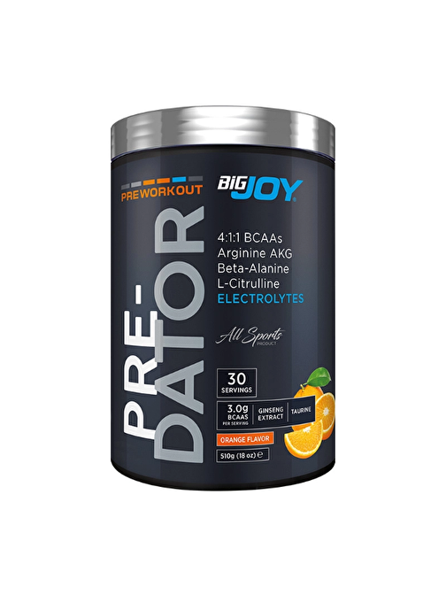 Bigjoy Sports Predator Pre-Workout 510g - Portakal